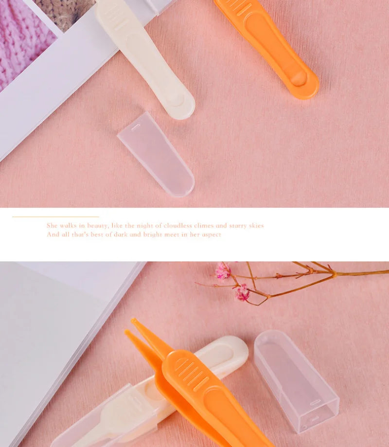 Clearance_Baby Dig Booger Clip Infants Ear Nose Navel Clean Tools Kids Safety Tweezers Cleaning Forceps Toddler Nasal Cavity Car