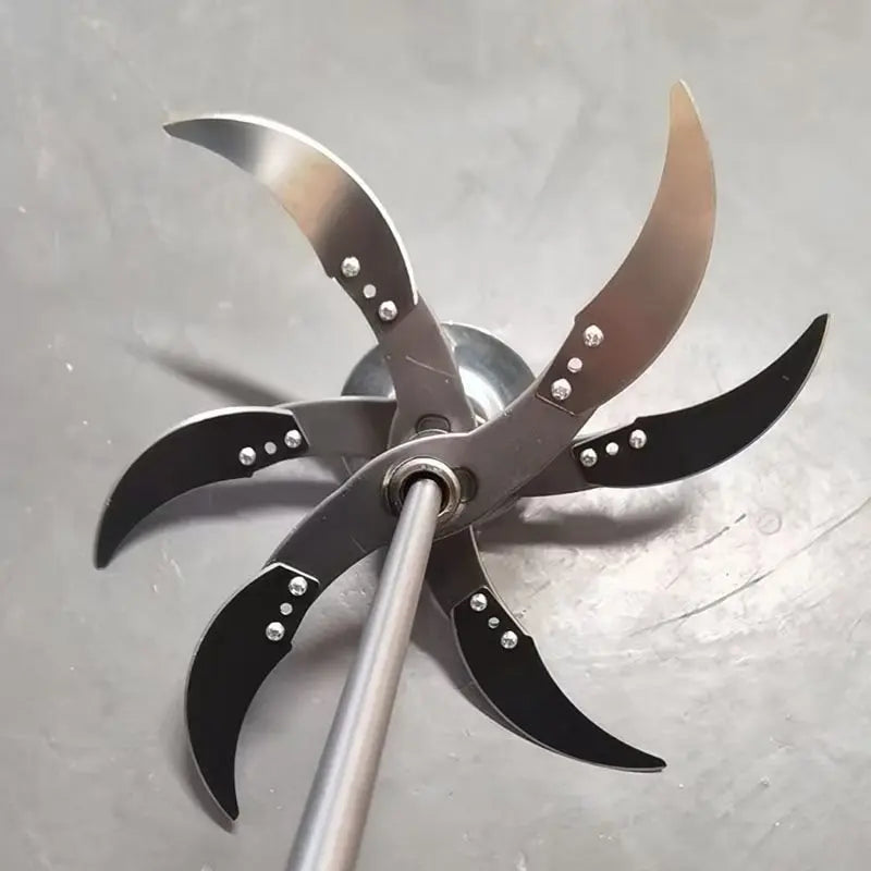 4/6 Blades Agricultural Vegetable Fruit Cutter Crusher Pig Chicken Feed Chopper Replacement Blades for Farming Stirring Mixer