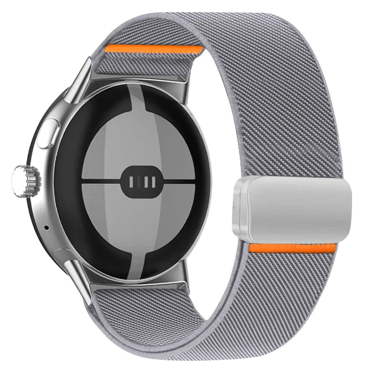 Nylon Braided Strap for Google Pixel Watch 3 45mm Band for Google Pixel Watch 1 2 3 41mm Magnetic Wristband Bracelet Accessories