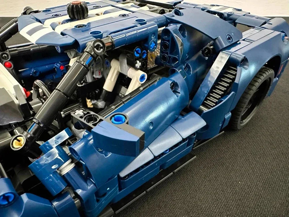 Technical MOC 42154 GT Sports Car Building Blocks 1:12 Scale Racing Vehicle Assembly Model Bricks Toys for Kids Adults Gifts