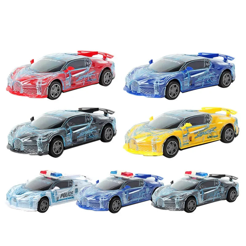 Cool Luminous Children's Toy Car Music Police Car Luminous Electric Model Electric Children's Toys Children's Toys Gifts