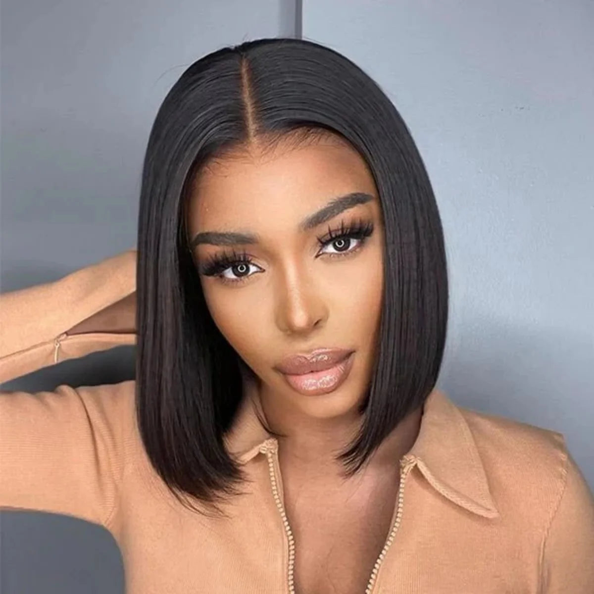 Bone Straight Bob 13x4 Lace Front Human Hair Wigs 13x4 Lace Frontal Wig Transparent Lace Frontal Wig Brazilian Remy Hair Wigs
