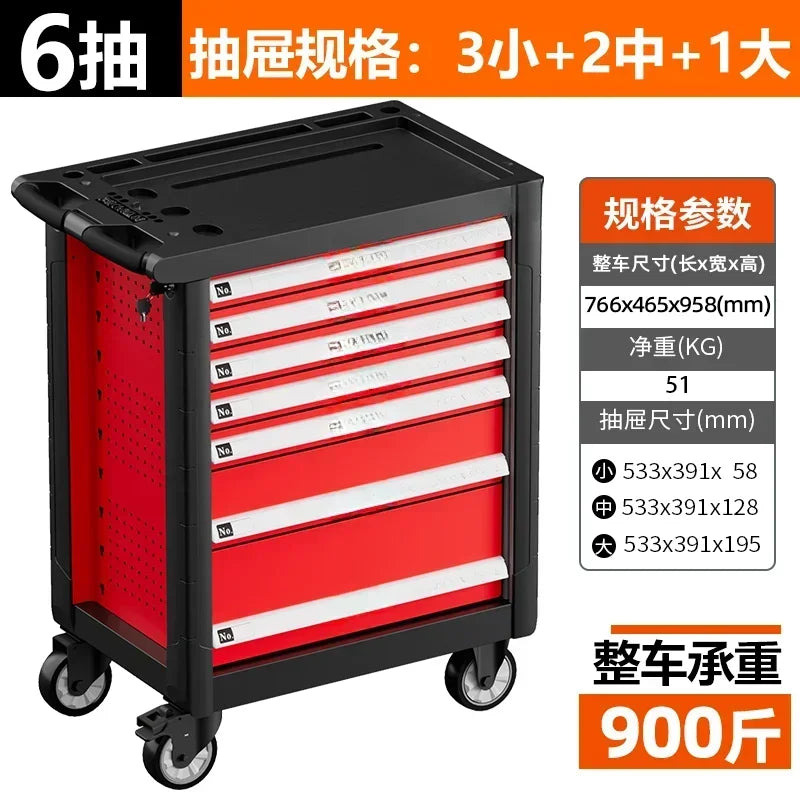 Garage Organizer Storage Tool Cabinet Trolley Complete Rack Professional Workshop Maleta De Ferramentas Completa Tools Packaging