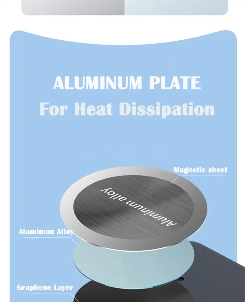 Graphene Heat Dissipation Cooling Magnetic Phone Case for ONEPLUS Nord6 CE6 Nord 6 Shockproof Hard PC Frameless Cover