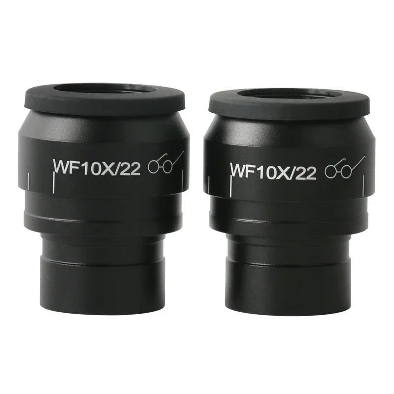 2PCS WF5X WF10X WF15X WF20X WF30X Wide Field Eyepiece For Binocular Trinocular Stereo Microscope 30MM Installation Interface