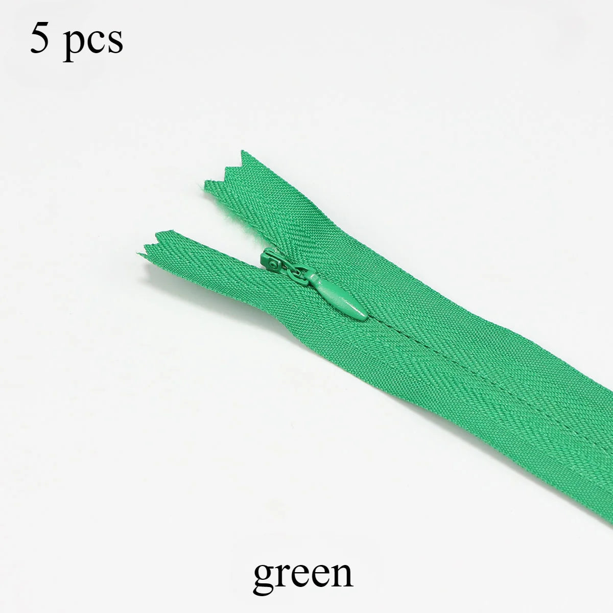 5 pcs 18cm-60cm Invisible zippers - various colors, suitable for premium hidden zipper dresses, pants, shirts, pockets, etc