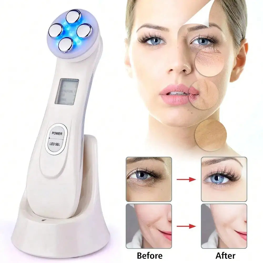 Mini For Face Skin LED Rejuvenation Wand Face Skin Care Massage Beauty Device