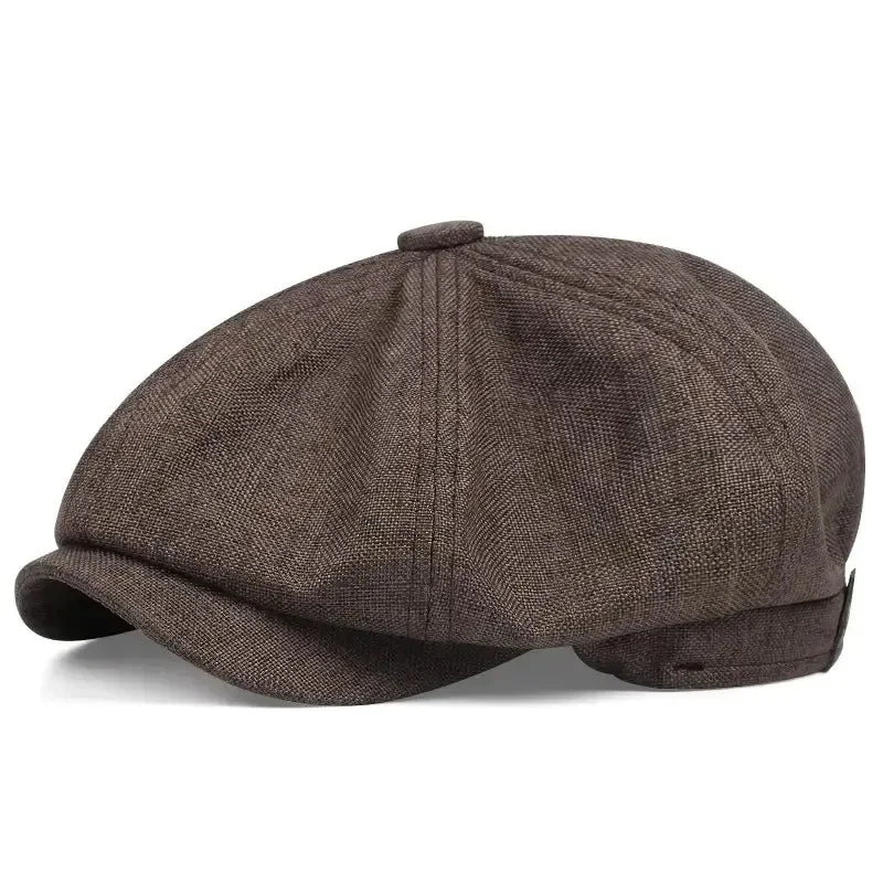 Gorras Men's Octagonal Hat Retro Newsboy Caps Men British Painters Hats Autumn Winter Berets Herringbone Flat Cap Hip Hop Berets