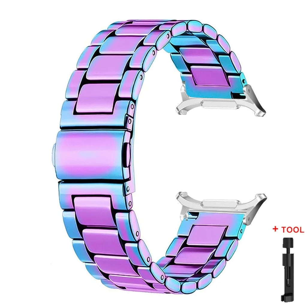 Metal Stainless Steel Strap for Samsung Galaxy Watch 7 Ultra 47mm Quick Bracelet for Galaxy Watch 7 Ultra Replacement Wristband