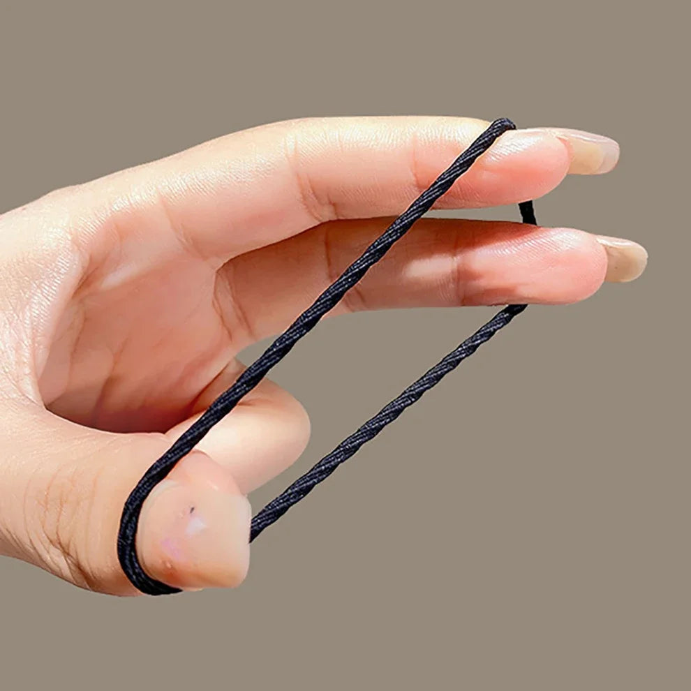 100/200pcs/lot women Hair bands Solid Color Elastic Rubber Band Hair band Headband Scrunchie Hair Accessories for girl women