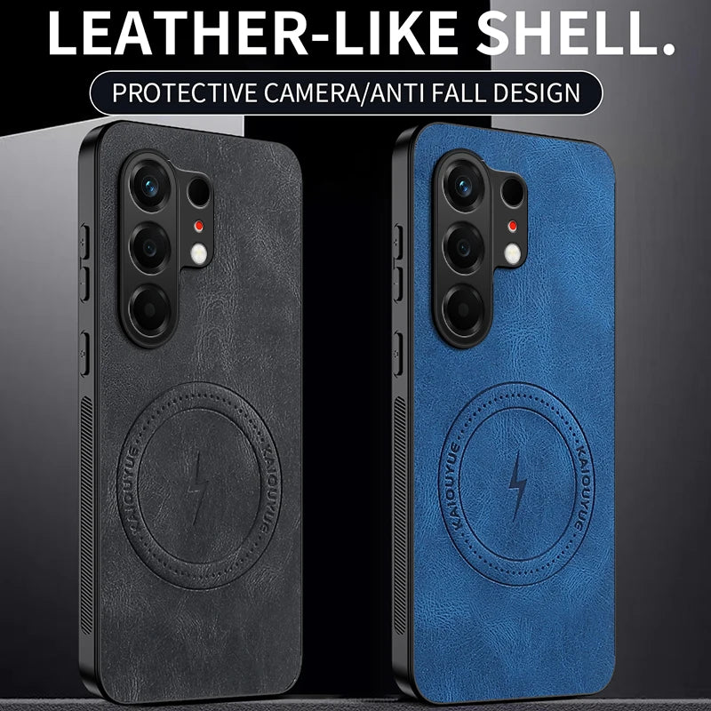 Magnetic Leather Matte Phone Case Cover for Tecno Camon 50 4G Wireless Charging Back Case Fundas Para for Tecno Camon 50 Pro 4G