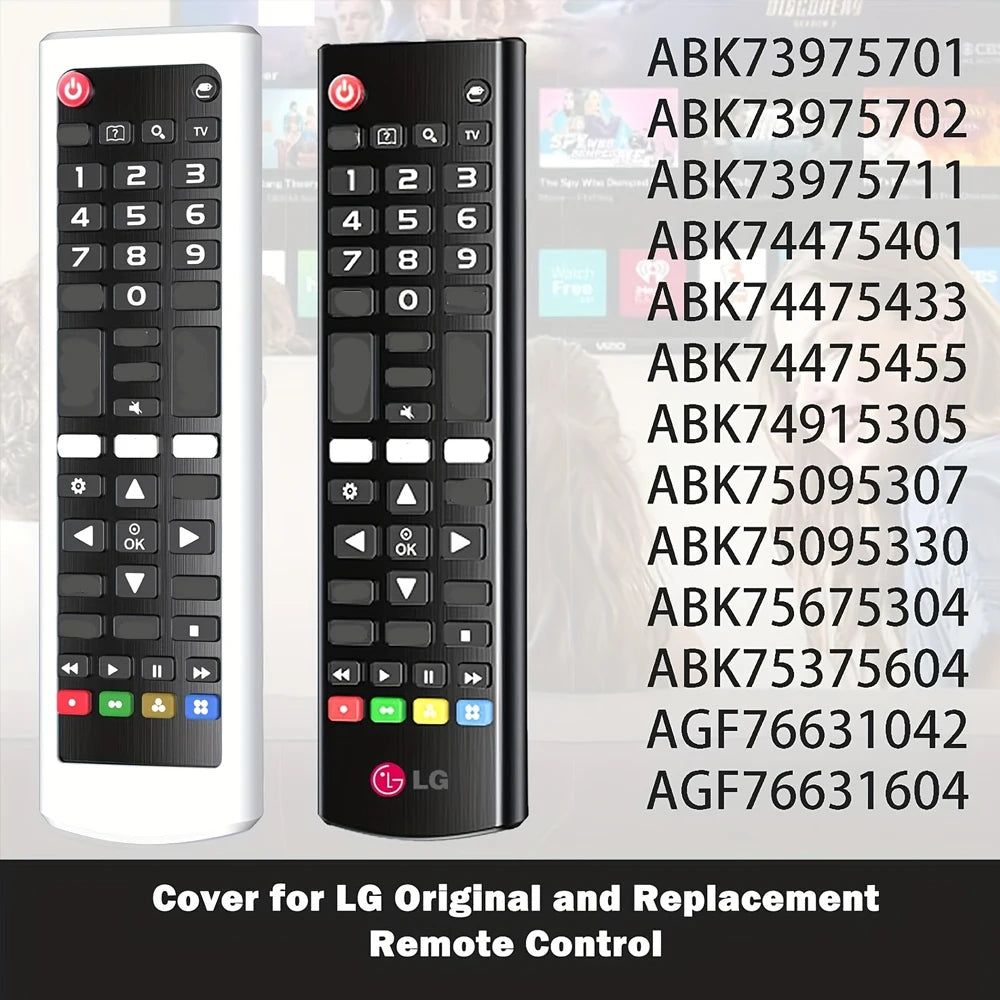 Luminous Silicone Remote Cover for LG AKB Series - Durable, Non-Slip Grip Protector Case - Stylish Accessory for TV, Recorder