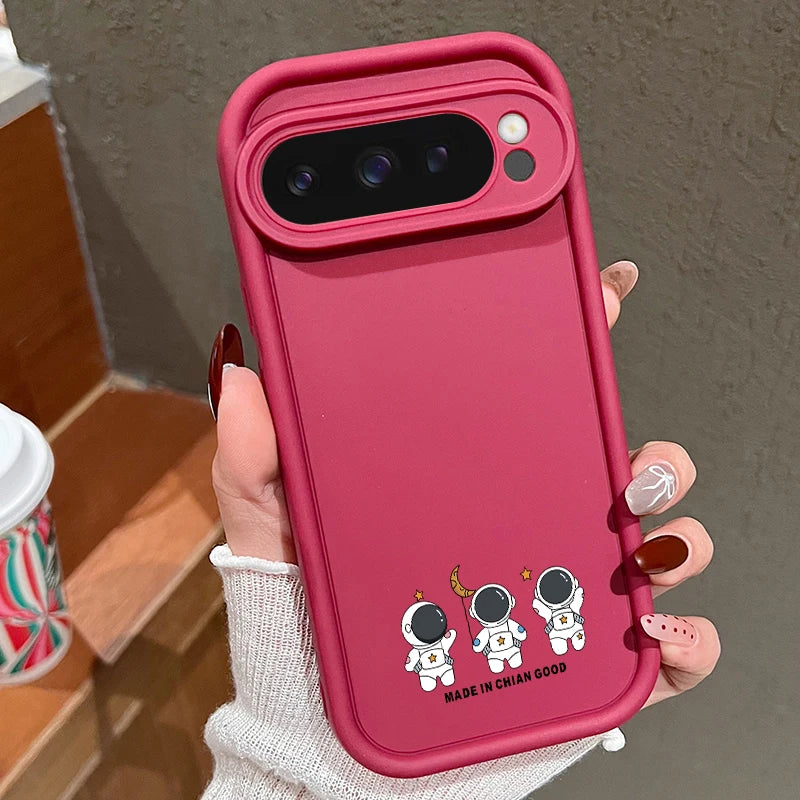 Cartoon Print Case For Google Pixel 10 8 Pro 9A 8A 10 9 Pro XL 7A Shockproof Soft Silicone Phone Protector Cover For Pixel 7 Pro