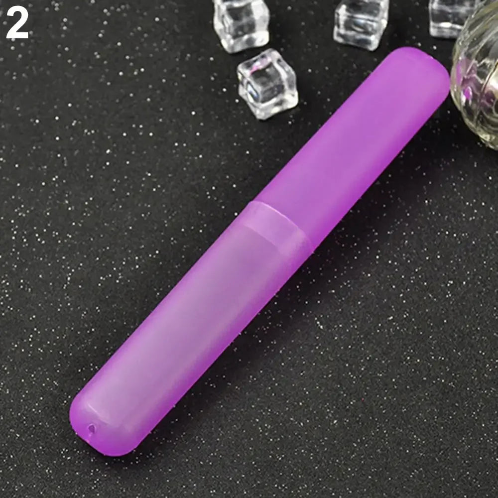 ravel Portable Toothbrush Box, Breathable Toothbrush Storage Box, Frosted Dustproof Toothbrush Protection Box, Toothbrush Cover