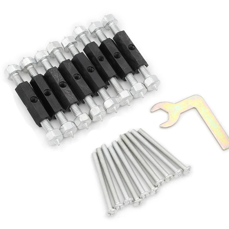 10Pcs Cassette Screw Support Rod Electrical Box Repairer Wall Mount Box Repair Electrical Accessories Drop ship