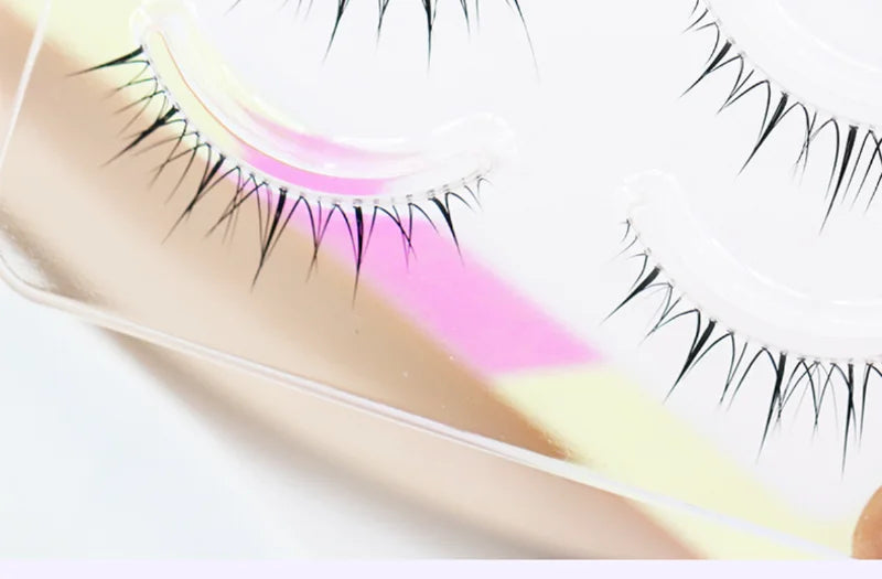 Dream Deer False Eyelashes A Type Eyelashes Upgraded Lash V-shaped 0.14mm Transparent Stem Soft Natural Eye Lashes Mink