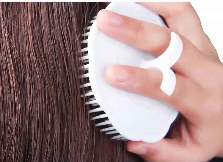 Head Massage Shampoo Brush Adult Scalp Massage Brush Men and Women Soft Glue Bathroom Shampoo Comb Long Hair Washing Hair Scalp
