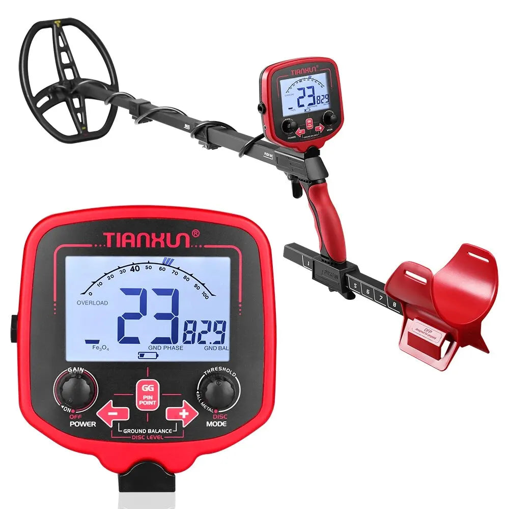 Metal Detector TX-850L Gold Metal Detector High Performance Underground Metal Detector Finder Treasure Hunter Gold Prospector