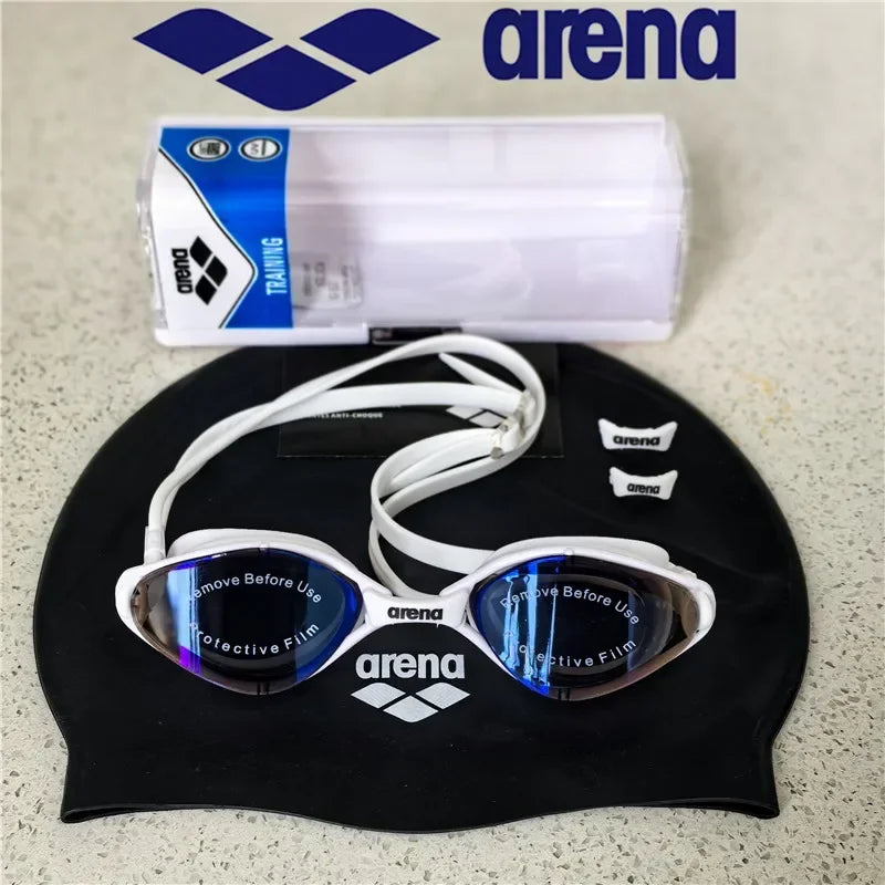 ARENA Professional Adult Anti Fog Swimming Goggles for Men and Women, Waterproof and Adjustable UV Protective Glasses