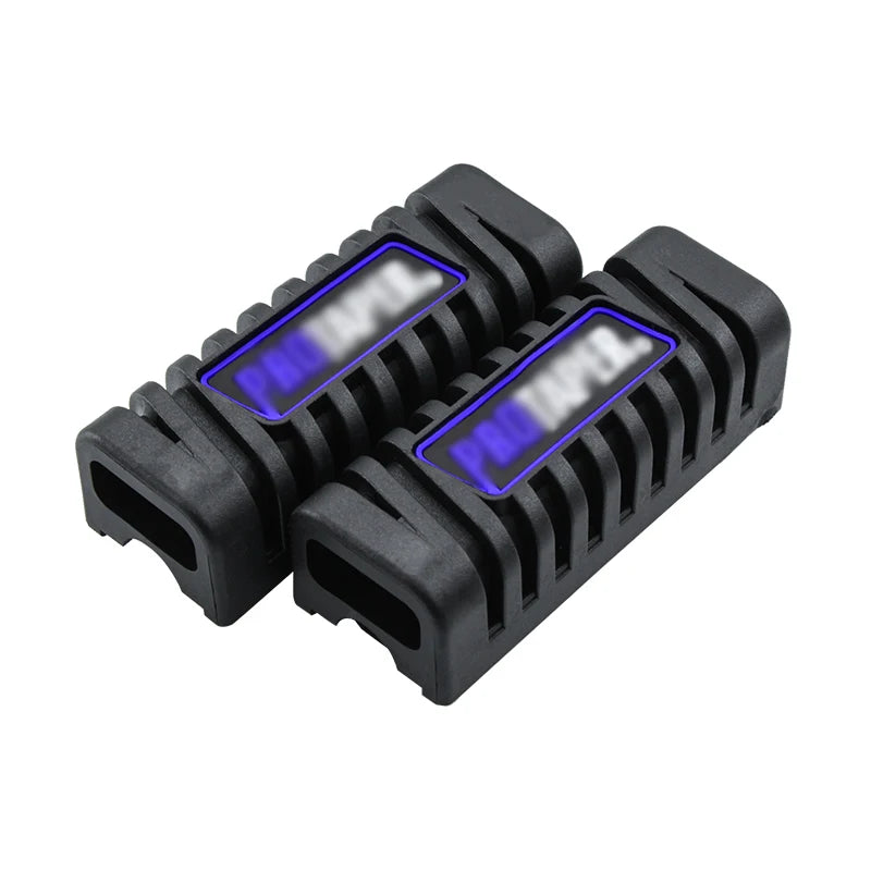 Motorcycle Universal Nonslip Front Footrest Pedal Foot Peg Footpeg Covers Set Rubber 1 Pair 12colors