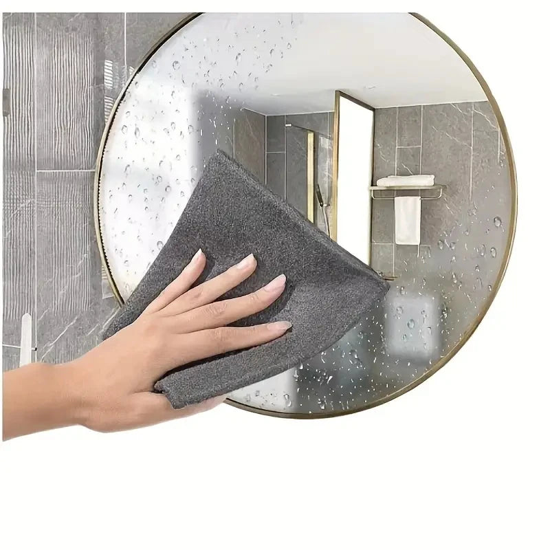 Magic Glass Cleaning Cloth-Thickened Streak-Free Towel, Reusable Dual-Sided Eraser for Kitchen Windows, No Watermark Home Tool