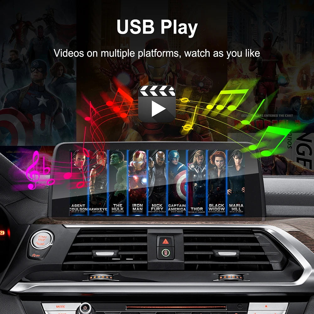 Wireless CarPlay Android Auto for BMW NBT CIC System 1 2 3 4 5 6 7 Series X1 X3 X4 X5 X6 MINI E60 E84 E70 F26 F25 F10 F11F20 F21