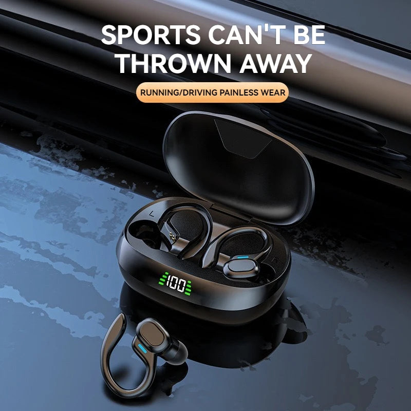 SP16 over-ear ultra-long battery life sports running digital display noise cancelling wireless Bluetooth headset