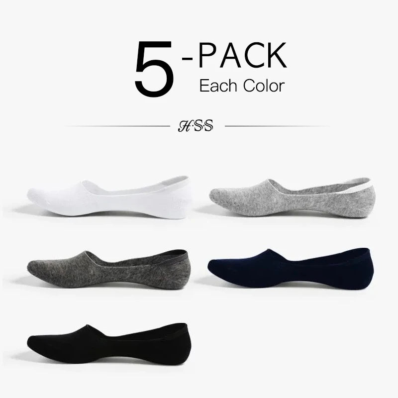 HSS 10Pairs Men‘s Socks Cotton Casual Business Middle Black Breathable Male Crew Socks Summer Winter Dress Gifts Socks Size38-45