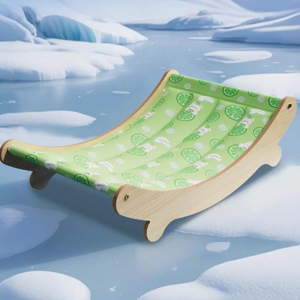 Cat Chair Cooling Washable Cat Bed Pet Hammocks For Floor Outdoor Bedroom Balcony Offices Apartment Corner Living Room Indoor