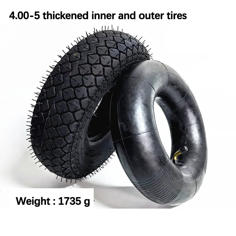 4.00-5 inner and outer tires 12 inch thick pneumatic  for elderly scooters 400-5     with pockets