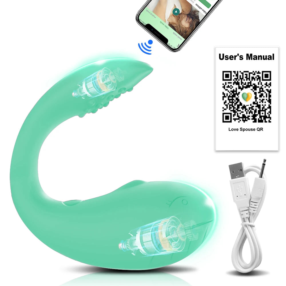 Wireless Bluetooth APP Vibrator Egg for Women Clit Clitoris Stimulator Wearable G Spot Vibrating Female Love Egg Adult Sex Toys