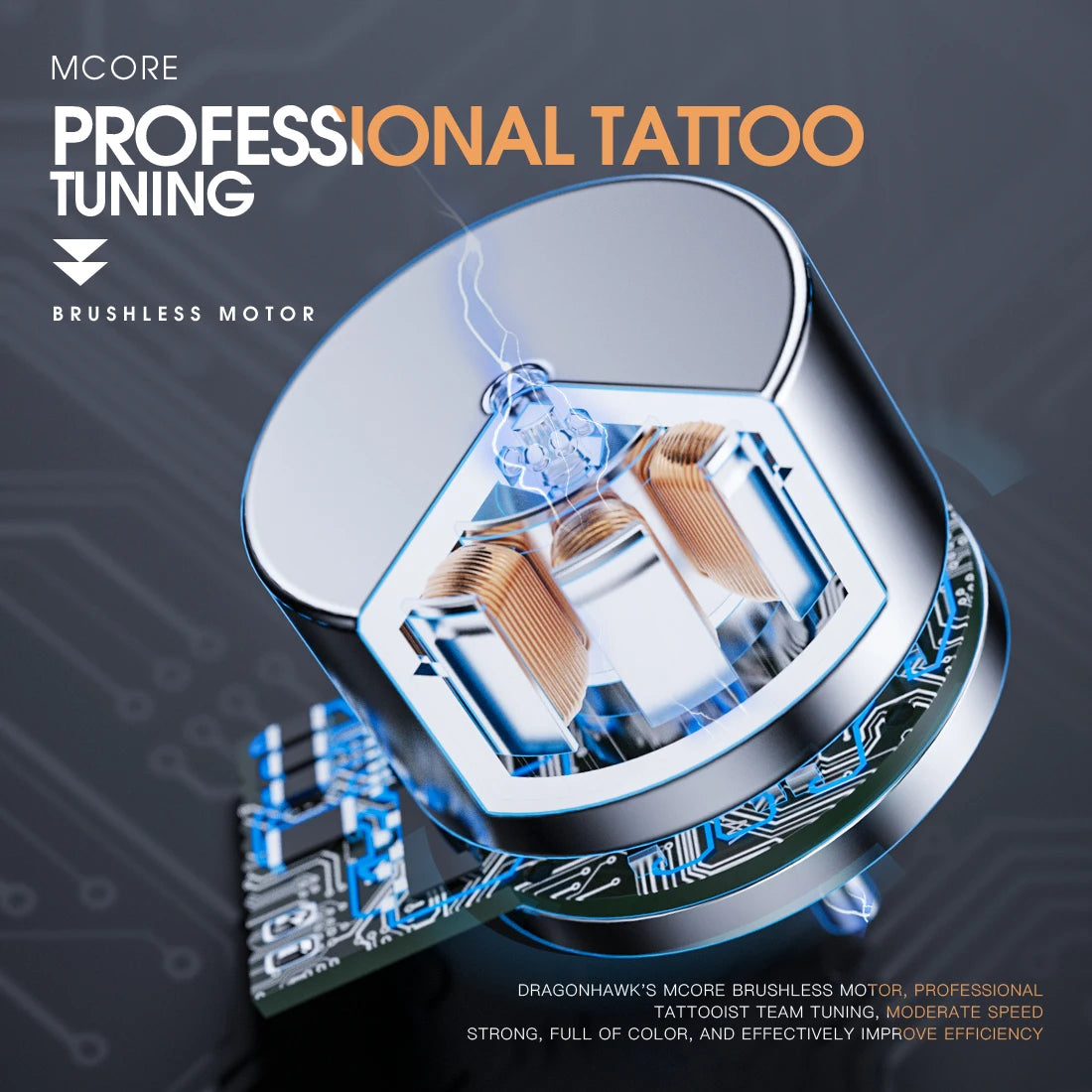 Dragonhawk X7 Wireless Tattoo Machine Pen Brushless Motor  Replaceable Mastlabs Battery Makeup Permanent Tattoo Supply