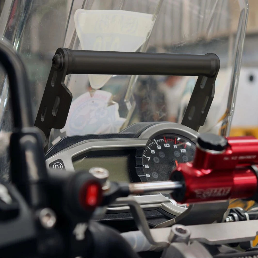 For Tiger 800 XCX XRX 2015 2016 2017 Motorcycle SMART PHONE Navigation Plate Bracket Adapt Holder Kit GPS Accessory Mount