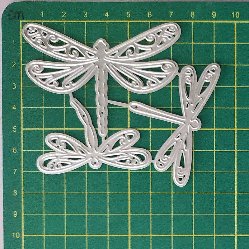 Carbon Steel Cutting Dies Paper Art Knife Mould Metal Etching Process Two chrysanthemum cutting embossed knife moulds