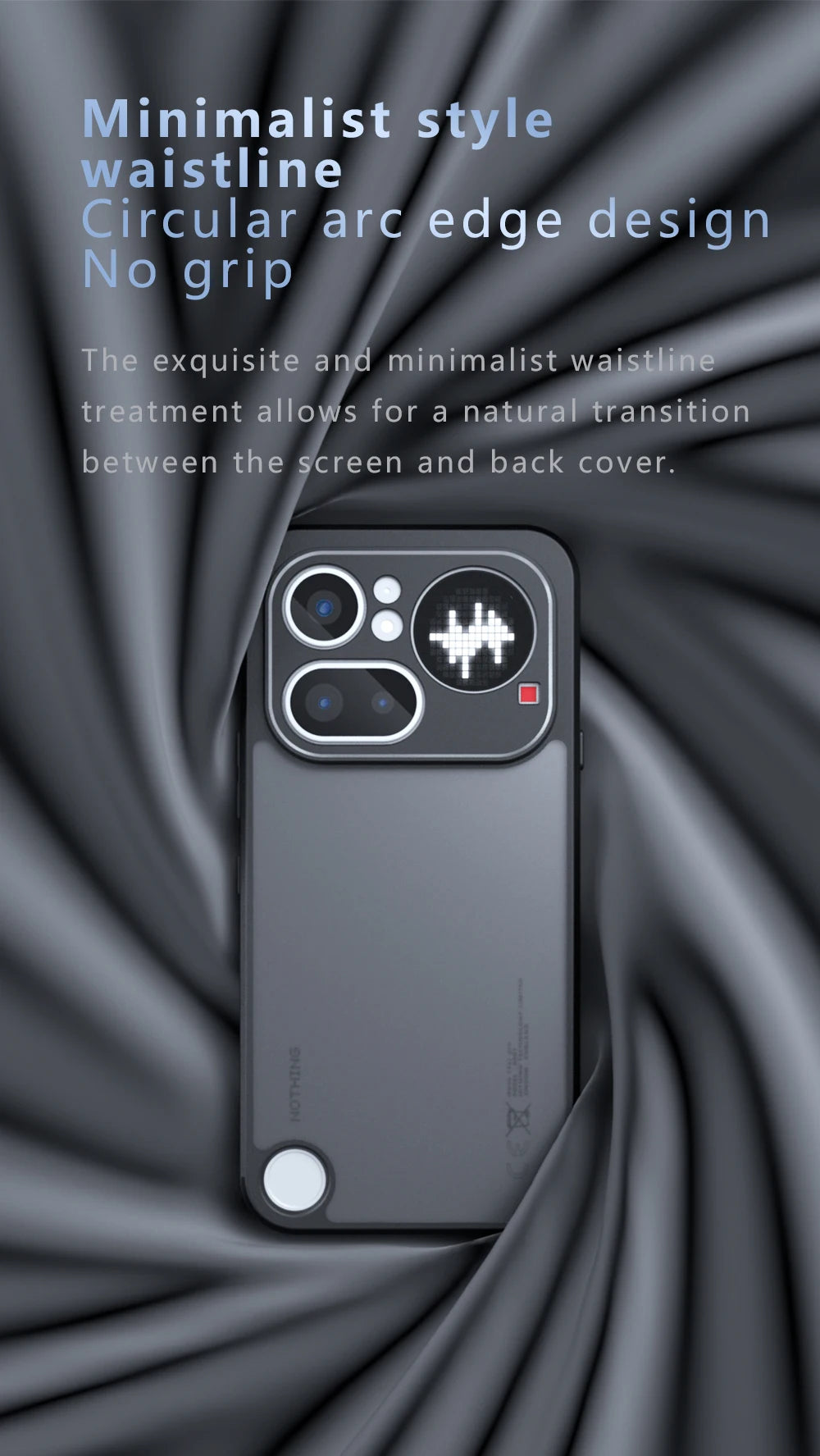 For Nothing Phone 4a Pro Case Matte Transparent Back Cover Protect Shell Shockproof Bumper