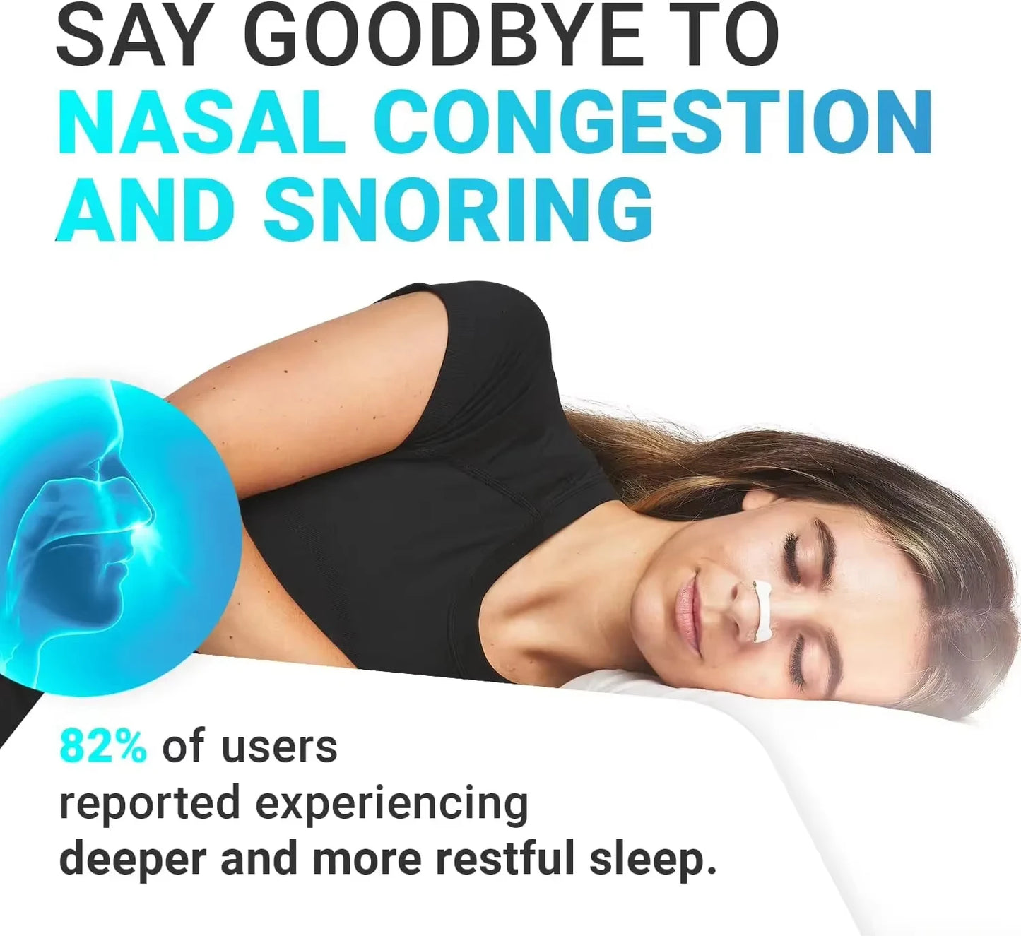 Nasal Breathing Dilators Starter Kit, Magnetic Anti-snoring Strips for Nose, Improve Sleep Quality Snoring Solution for Men