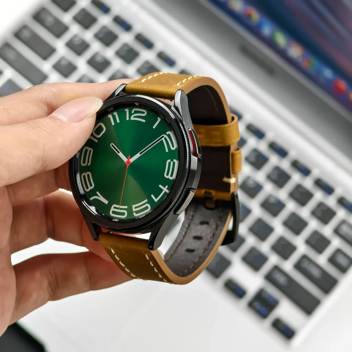 22mm 20mm Leather Strap For HUAWEI WATCH GT 4 46mm 4Pro GT3/2 Pro 42mm Soft Band For Samsung Galaxy Watch 7/6/5/4 40mm Wristband