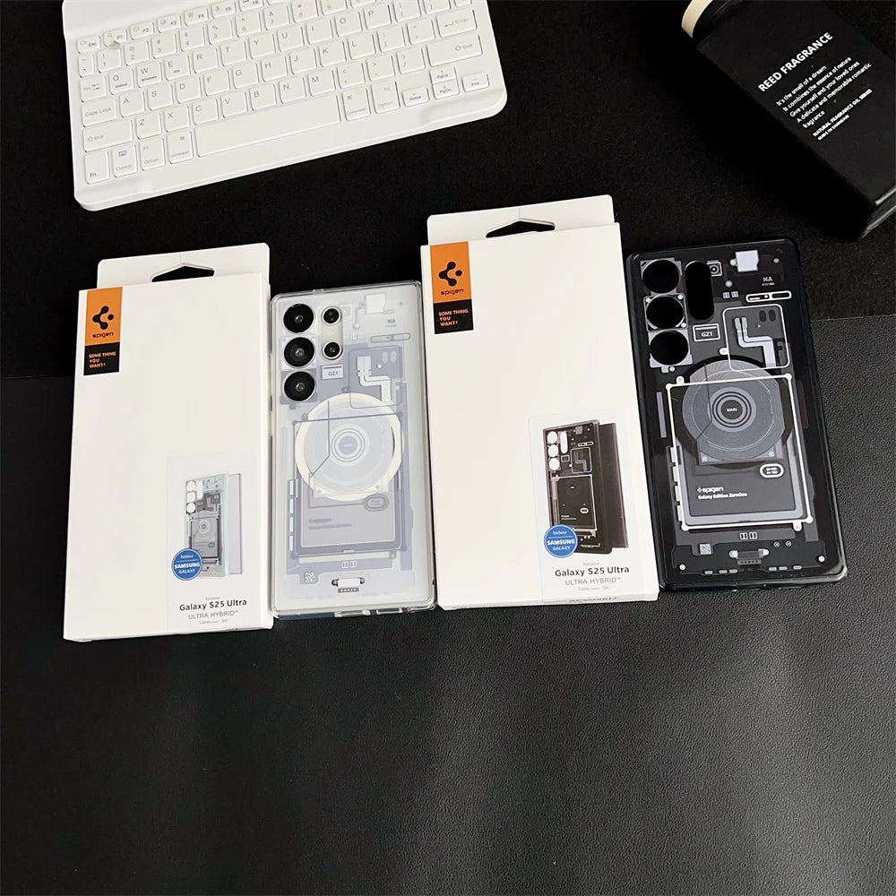 Spigen Ultra Hybrid Magfit Zero One Designs Magnetic Case For Samsung Galaxy S25 Ultra S26 S24 S23 S22 Plus For Magsafe Cover