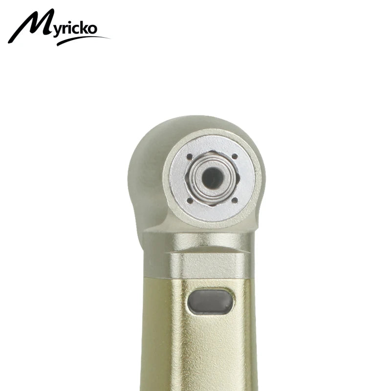 Myricko Dental  For 1:1/1:5 Bule Fiber Optic Contra Angle Low Speed Handpiece Push Button Dentistry Instrument Tools