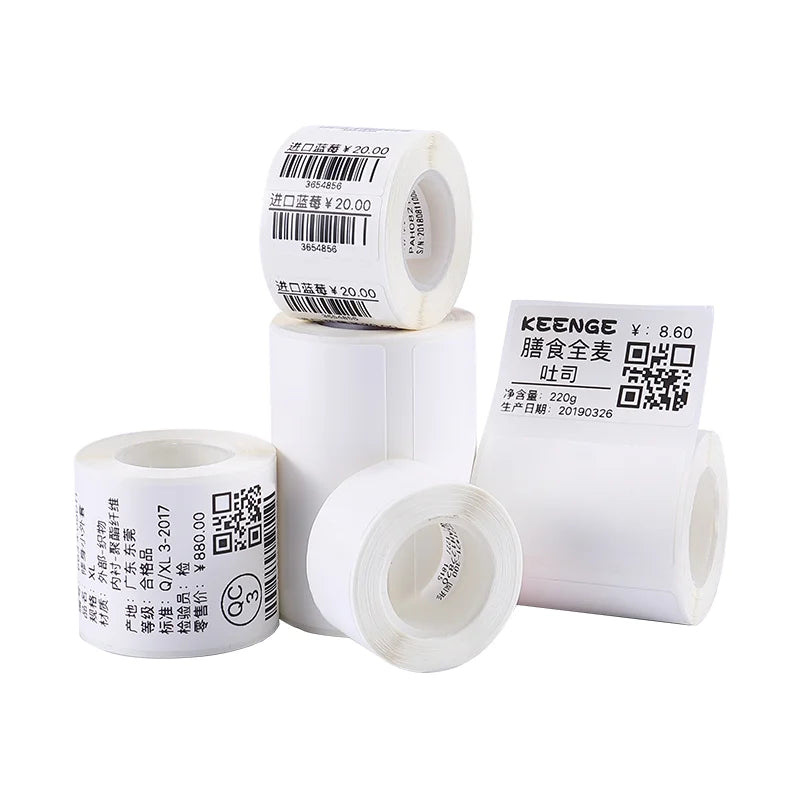 【Buy 2 get 10% off】Niimbot B21 B3S Thermal sticker White labels Waterproof label paper Jewelry retail store label sticker paper