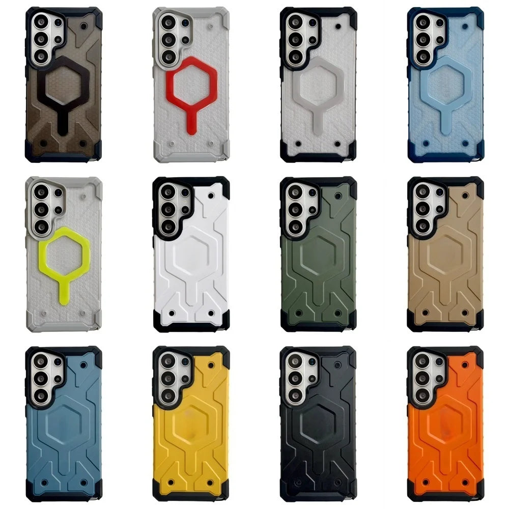Shockproof Pathfinder Magnetic Case for Samsung Galaxy S26 Ultra S25 S24 ULTRA S26Plus Limited Edition Rugged For Magsafe Cover