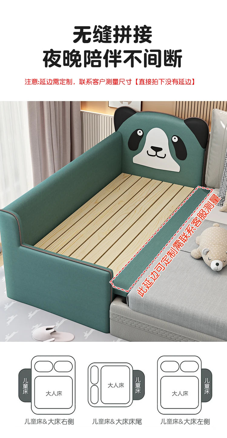 Barrier Stairs Children Beds Single Safety Bedrooms Wooden Kids Bed Mattresses Toddler Luxury Lit Cabane Enfant Home Furniture