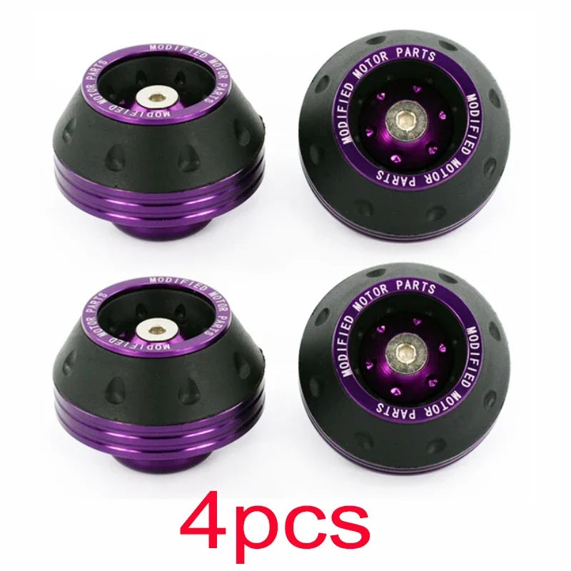 4PCS Universal Motorcycle Wheel Protection Crash Pad Motorbike Crash Protectors Alloy Motocross Falling Front Fork Slider Cups