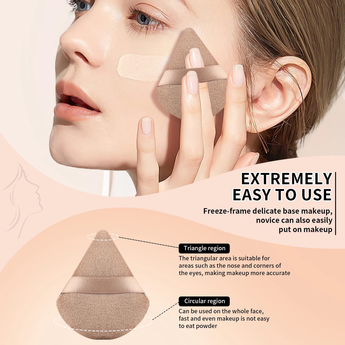 20 makeup brushes+3 round powder puffs+3 triangular powder puffs+3 beauty eggs+3 finger powder puffs+3 mini beauty eggs+1 washin