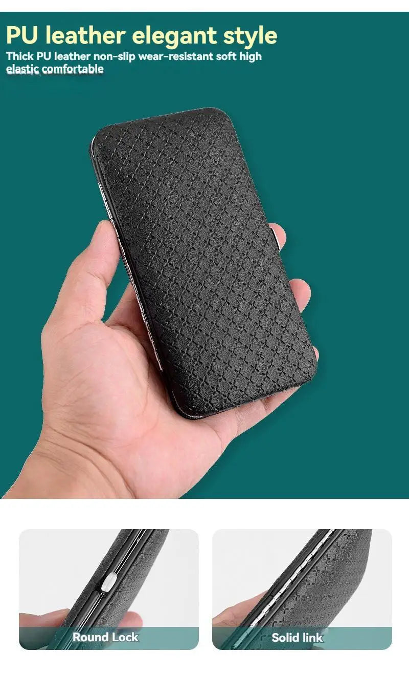 19pcs Stainless Steel Nail Scissor Set Full Set Nail Clippers Household Cuticle Nipper Manicure Tools Nail Clippers