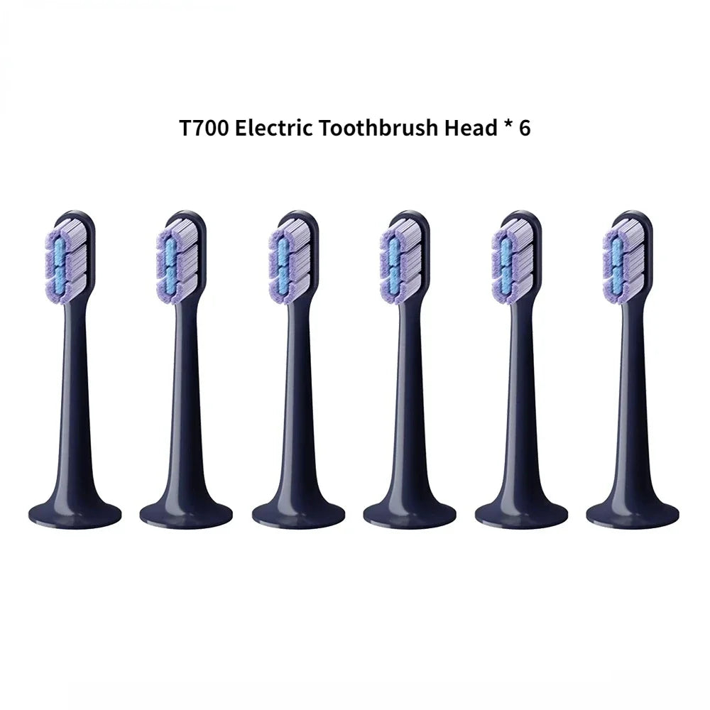 2/4/6Pcs Original Mijia Toothbrush Head T700 Sonic Electric Toothbrush Waterproof Soft Health Replacement Soft Bristles Mijia