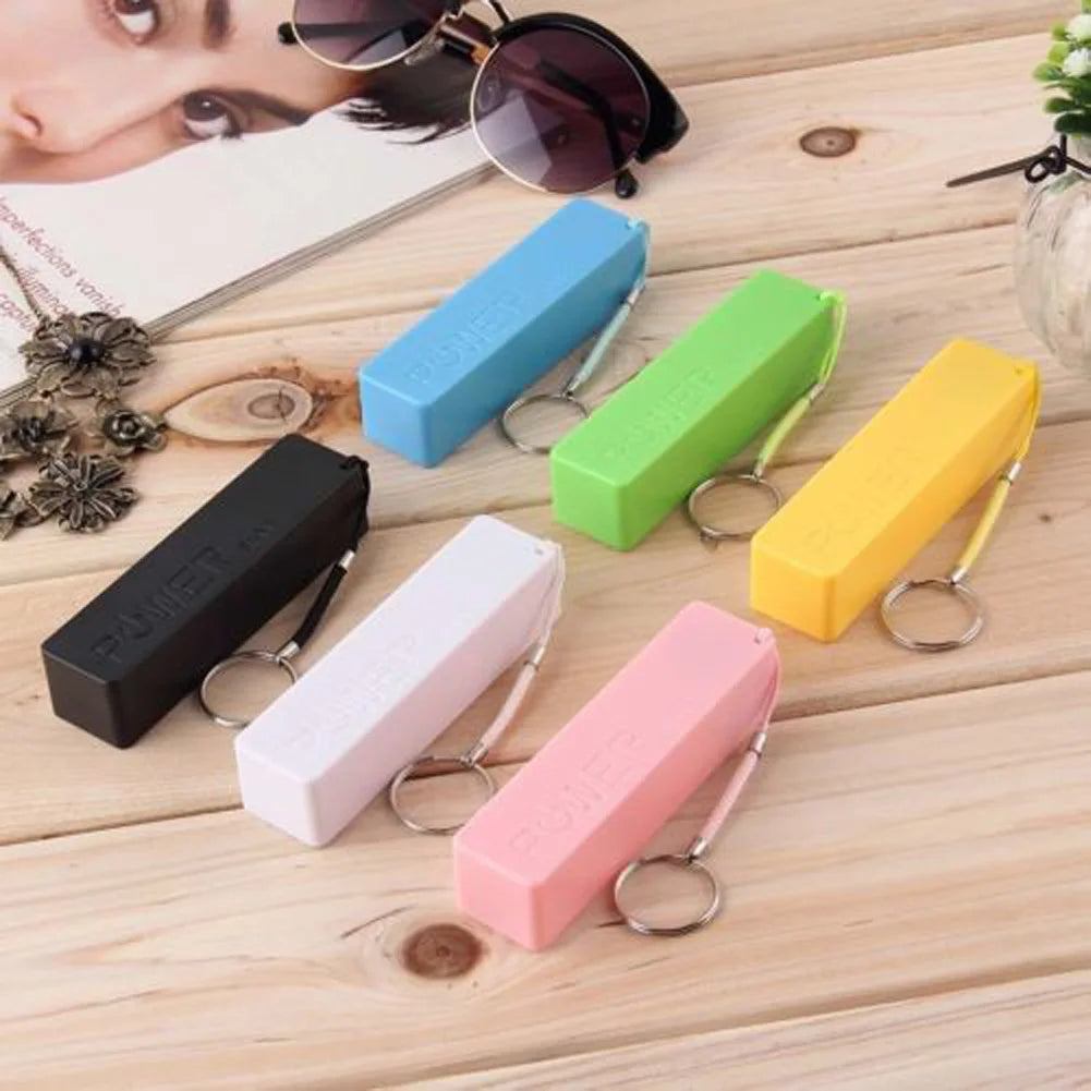 Portable Power Bank USB Mobile Charger Pack Box Battery for Case For 1 x 18650 DIY for iPod phone Mobile Mp3 Mp4 Gps Dropship