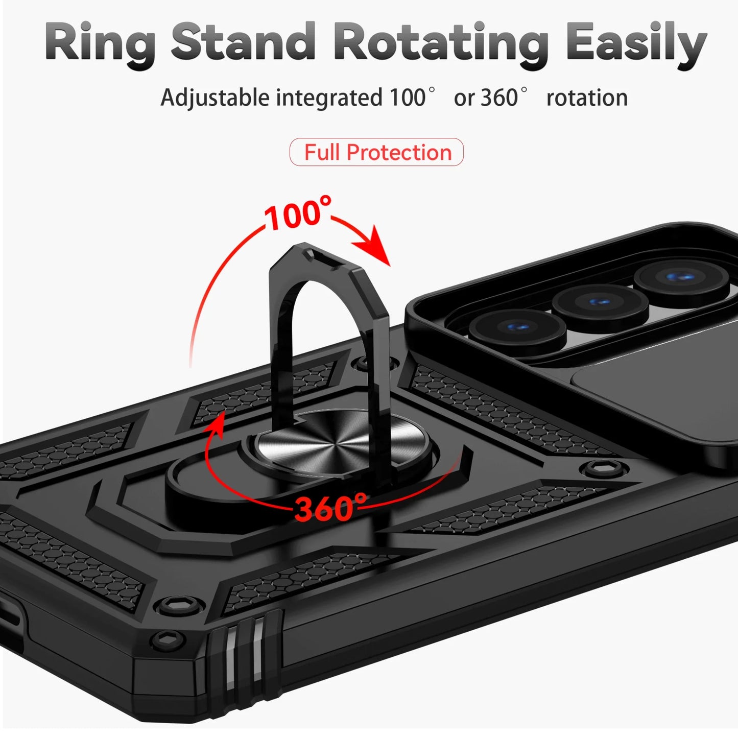 Shockproof Hybrid Dual Layer Case for Samsung Galaxy S26 Ultra S25 FE S24 Plus S23 S22 S21 A17 5G A56 A36 A16 A55 A35 A15 Covers