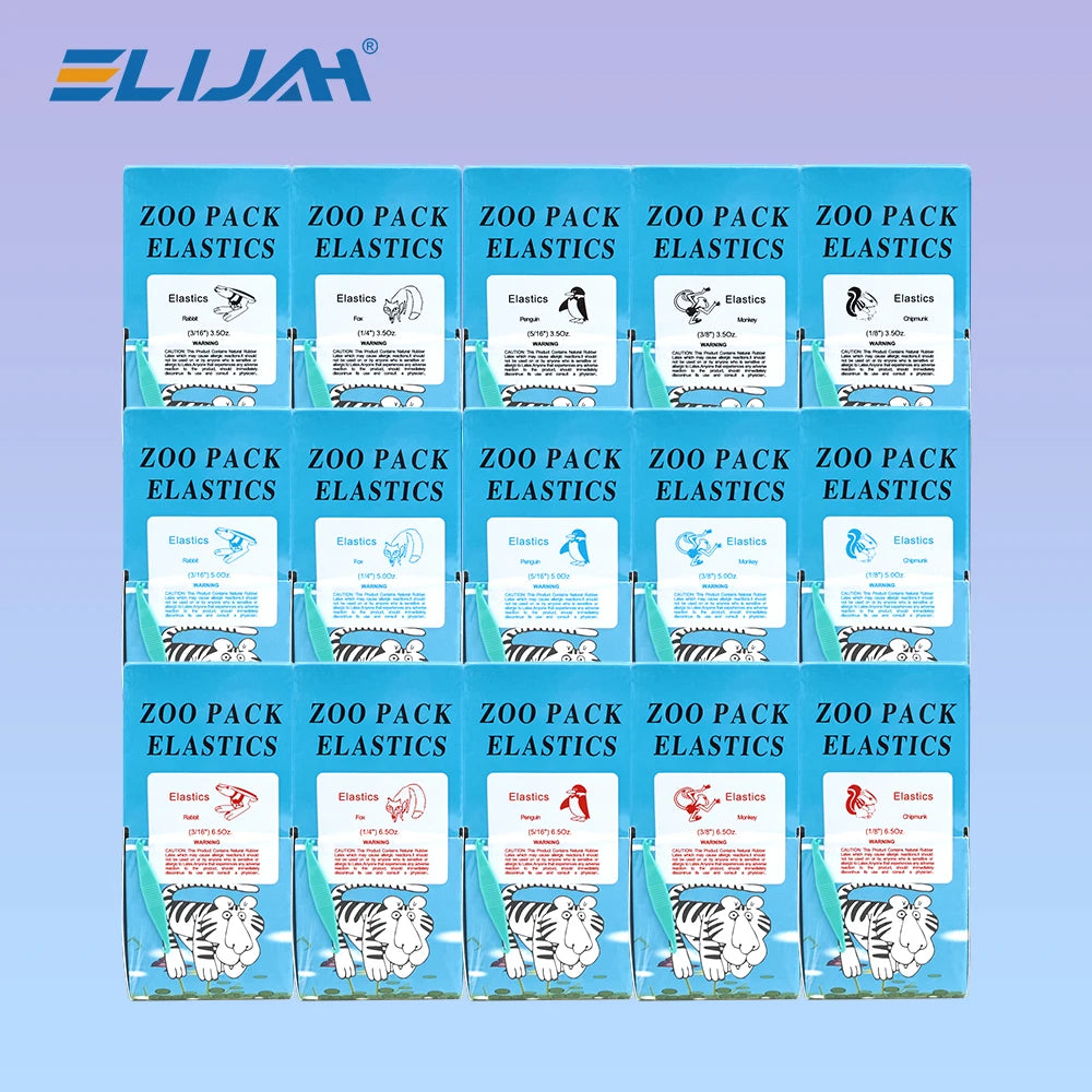 5000Pcs Dental Rubber Band Orthodontic Ligation O-Ring  Animal Traction Rings Fox Chipmunk Rabbit Orthodontics Braces Elastics