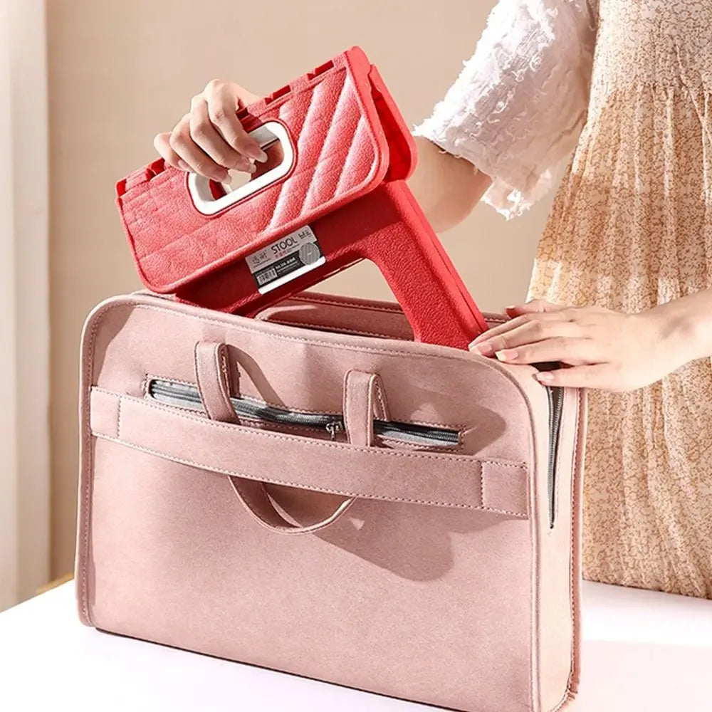 Lightweight Folding Step Stool Multi Purpose Handheld Thickened Footstool Non-Slip Plastic Small Benches Kitchen